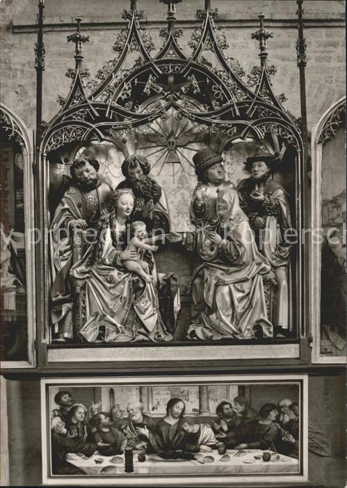 Ulm Donau Muenster Schaffner Altar im Chor