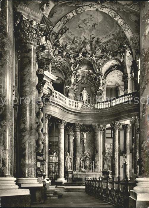WueRZBURG Bayern Residenz Hofkirche Inneres