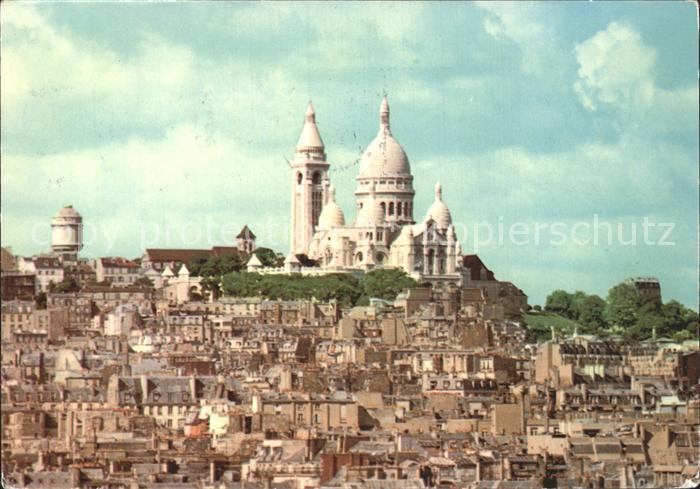 Paris La Butte Montmartre et le Sacre Coeur
