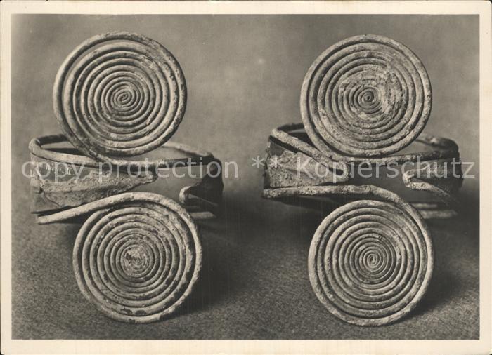 STUTTGART  CITY Wadenringe der Huegelgraeber von Teuchtelfingen