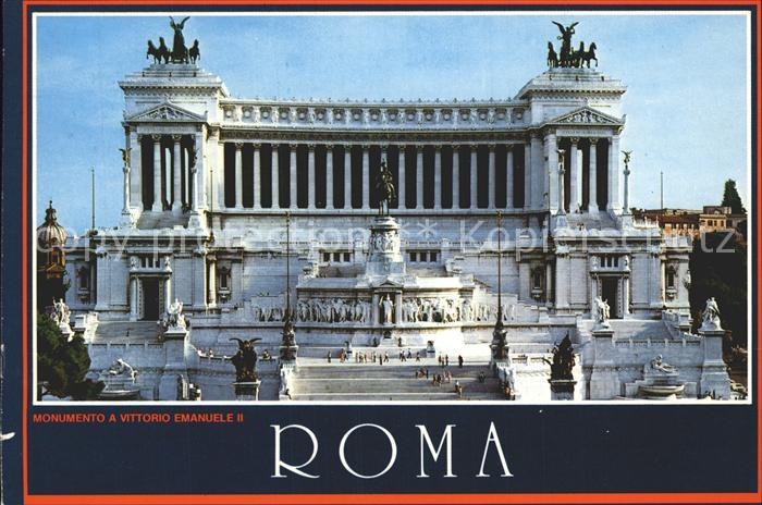 Roma Rom Monument a Vittorio Emanuele II
