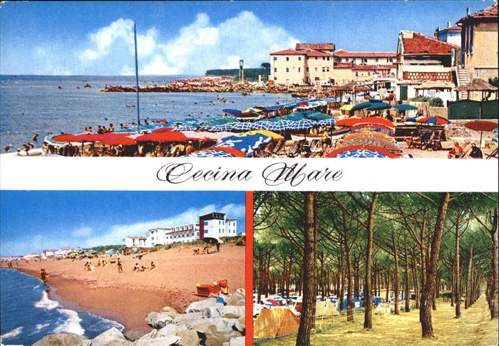 Cecina Mare Strandpartien Campingplatz