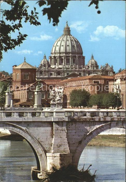 Roma Rom Basilica di S Pietro dal Lungotevere