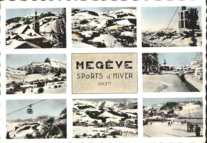 Megeve Sports d hiver Vue parcielle