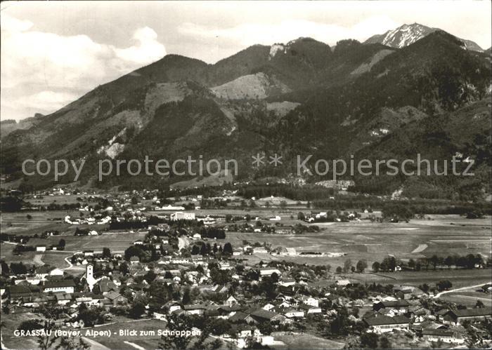 Grassau Chiemgau Blick zum Schappen