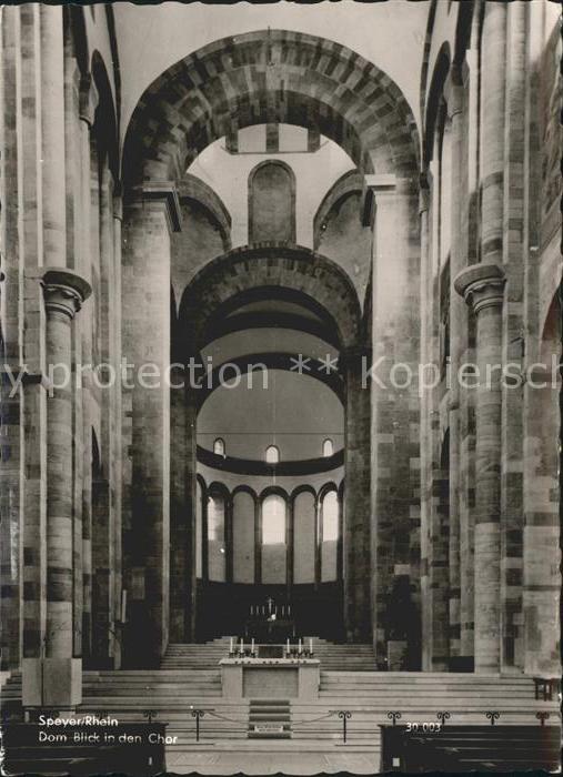 Speyer Rhein Dom Blick in den Chor