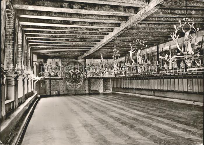 LueNEBURG  CITY Rathaus Fuerstensaal Spaetgot Haengeleuchter