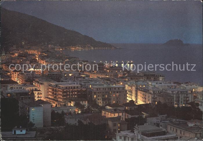 ALAssIO Savona Liguria IT Notturno panoramico