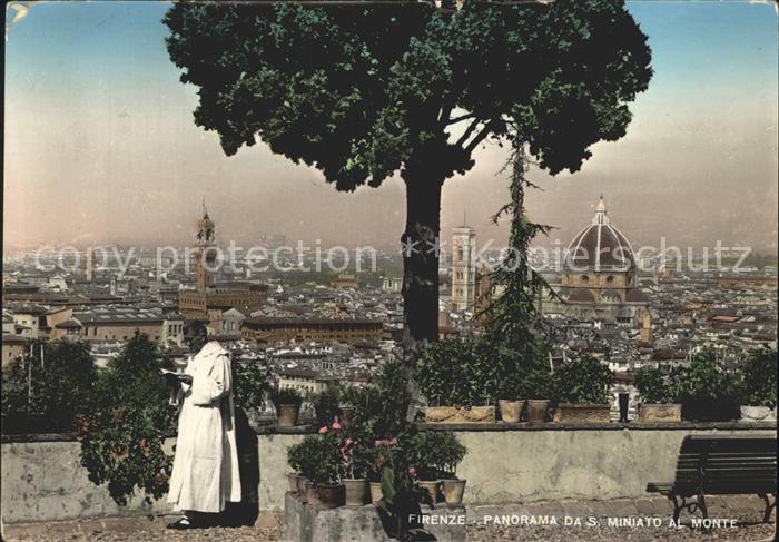 Firenze Florenz Panorama da San Miniato al Monte