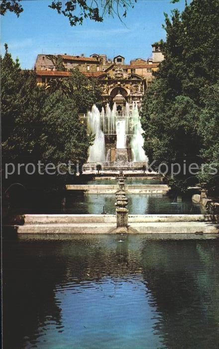 Tivoli Villa d Este Peschiere Fonane di Nettuno e Organo