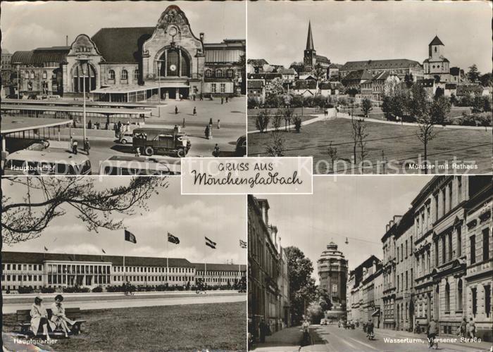 MoeNCHENGLADBACH NRW Hauptbahnhof Muenster Rathaus Hauptquartier Wasserturm