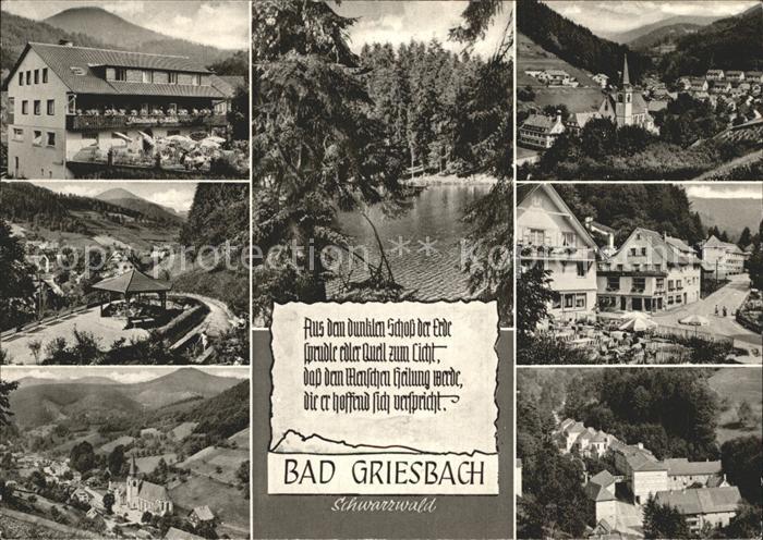 Bad Griesbach Schwarzwald  Mineral und Moorbad Teilansichten