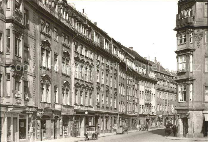 DRESDEN Elbe Grosse Meissner Gasse vor der Zerstoerung 1945 Repro