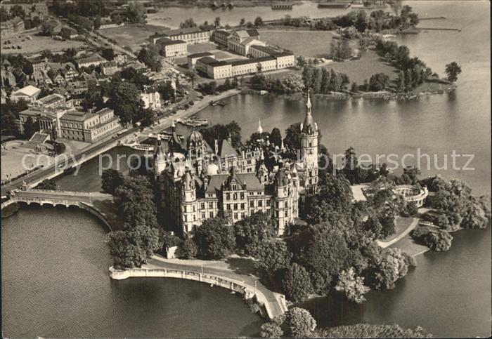 Schwerin Mecklenburg Schloss Fliegeraufnahme