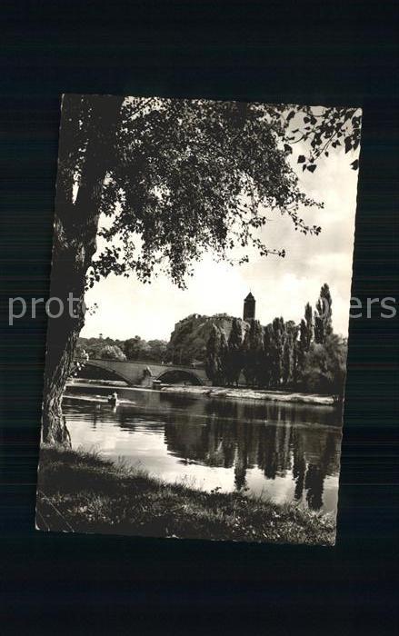 Halle Saale Partie an der Saale