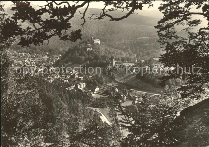 Schwarzburg Thueringer Wald Panorama Trippstein