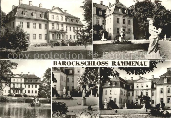 Rammenau Barockschloss 18. Jhdt. Park Statue