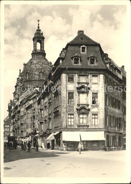 DRESDEN Elbe Frauenkirche vor der Zerstoerung Repro
