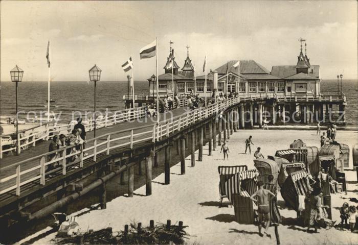 Ahlbeck Ostseebad Seebruecke Strand