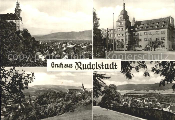 Rudolstadt Heidecksburg Rathaus Stadtkirche