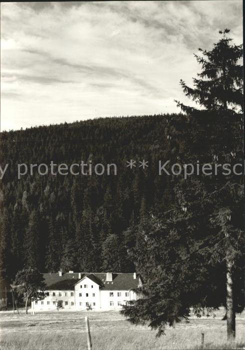 Schoenfeld Erzgebirge Ferienheim Gaststaette des Reichsbahnamtes Dresden