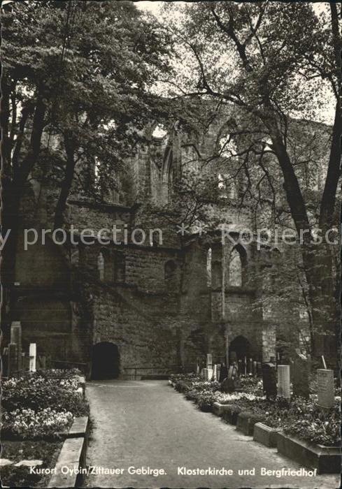 Oybin Sachsen Klosterkirche Bergfriedhof Ruine Zittauer Gebirge