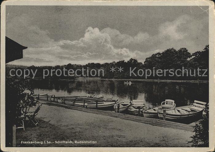Frankenberg Sachsen Schilfteich Ruderstation