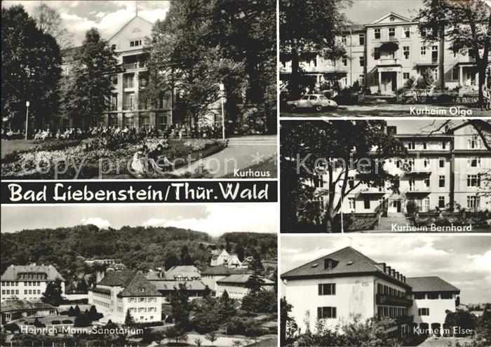 Bad Liebenstein Kurhaus Kurheime Heinrich Mann Sanatorium