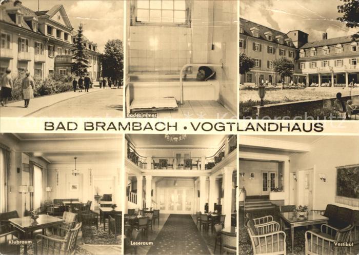Bad Brambach Vogtlandhaus Badezimmer Klubraum Leseraum Vestibuel