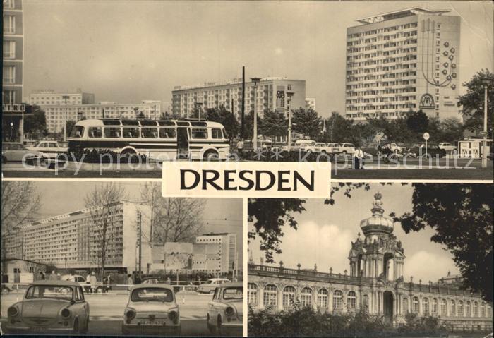 DRESDEN Elbe Rathaus Christianenstrasse Zwinger