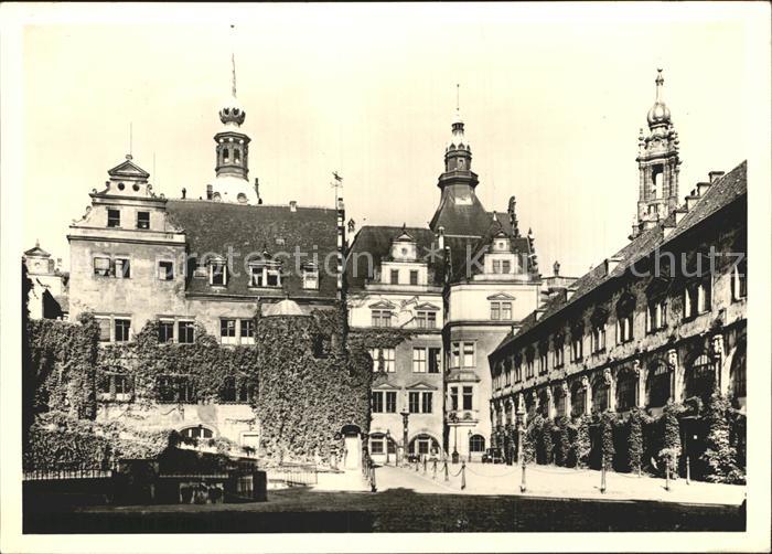 DRESDEN Elbe ehem. Stallhof vor der Zerstoerung