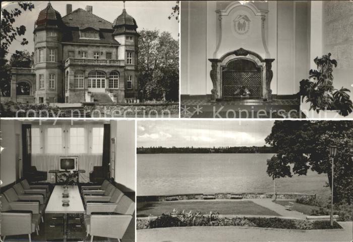 Torgelow See Bildungszentrum der Staatlichen Versicherung der DDR Mecklenburgisc