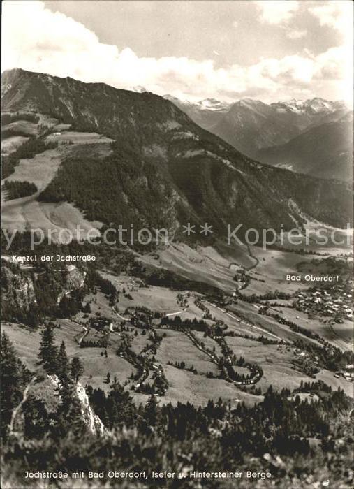 Bad Oberdorf Jochstrasse Kanzel Iseler Berge Hintersteiner Berge