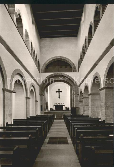 HILDESHEIM CITY Kreuzkirche Karolingisches Mittelschiff