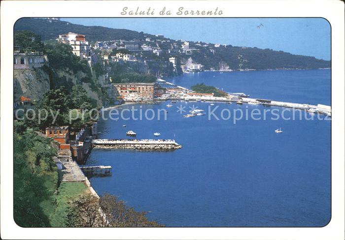 Sorrento Campania Panorama Hafen