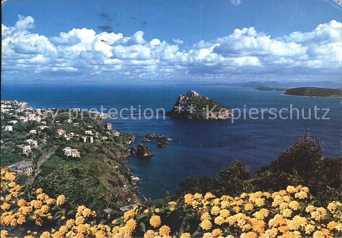 Ischia Ponte Castello Aragonese Spiaggia di Ciarta Romana