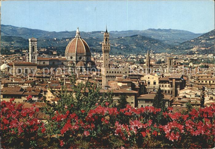 Firenze Florenz Stadtbild mit Dom Palast