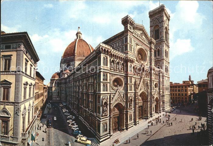 Firenze Florenz Cattedrale ed il Campanile di Giotto Dom Glockenturm