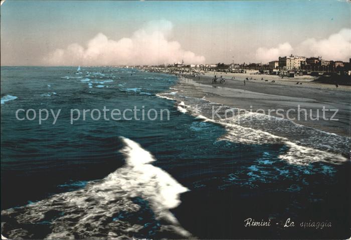Rimini Spiaggia Strand