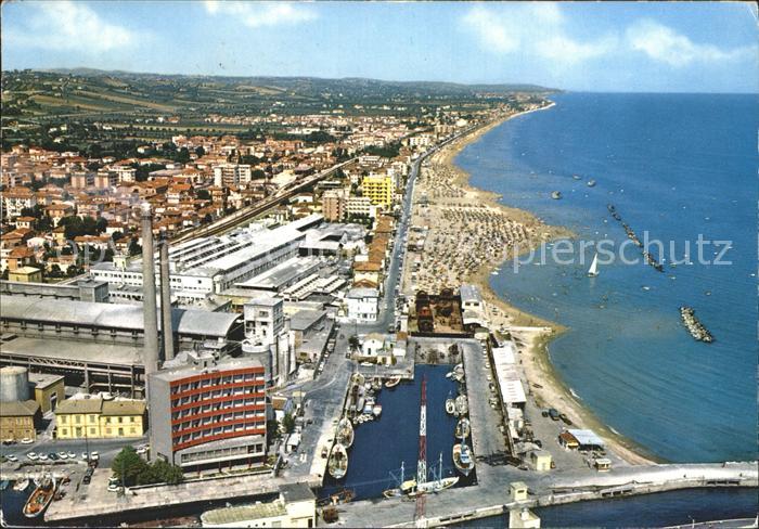 Senigallia Porto veduta aerea Hafen