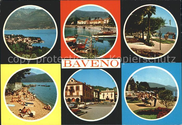 Baveno Panorama Hafen Strand Promenade