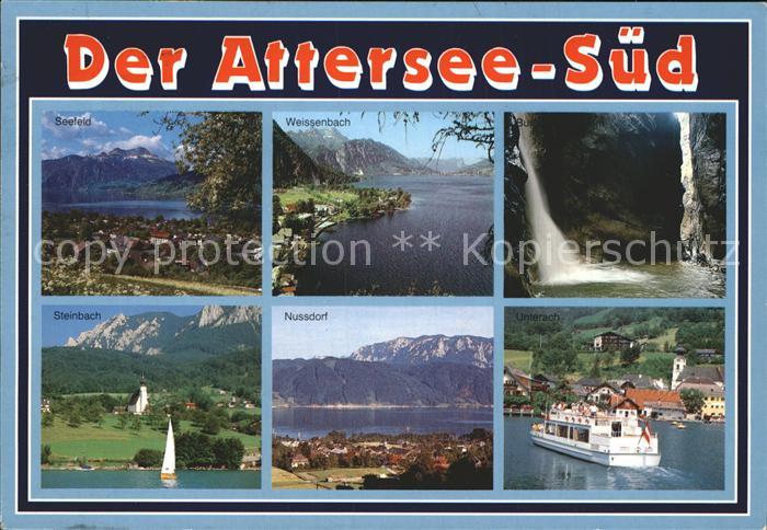 Attersee Seefeld Weissenbach Wasserfall Unterach Nussdorf Steinbach Alpen