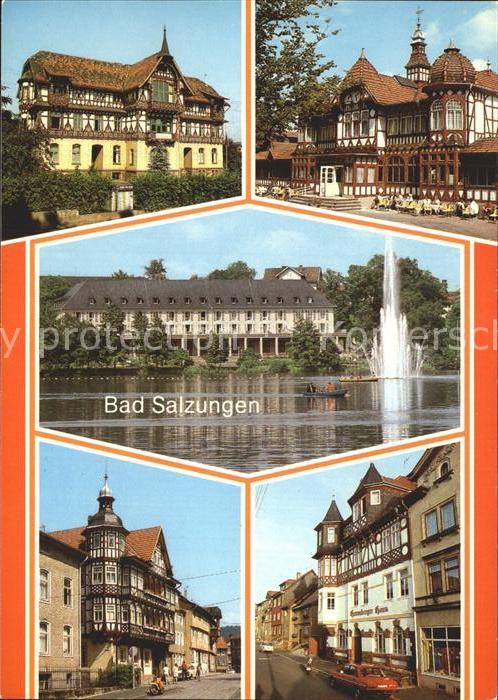 Bad Salzungen Kindersanatorium Gradierwerk Kurhaus Burgsee Sulzberger Strasse He