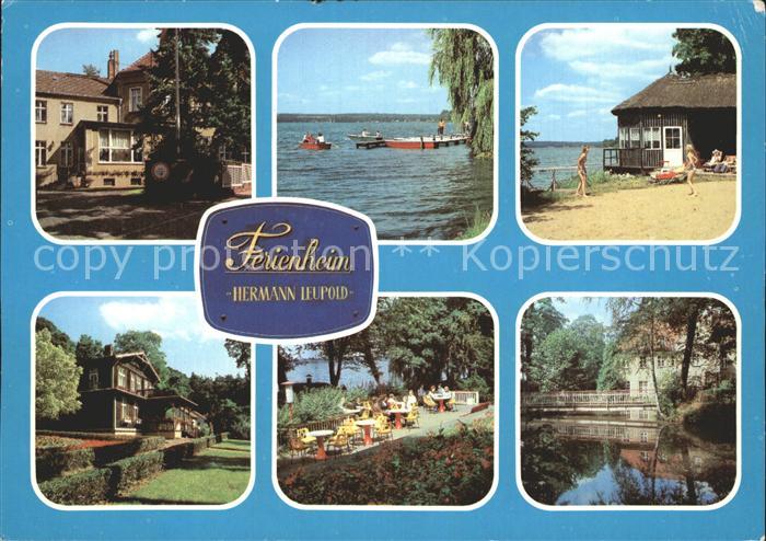 Pieskow Bad Saarow Ferienheim Hermann Leupold Scharmuetzelsee