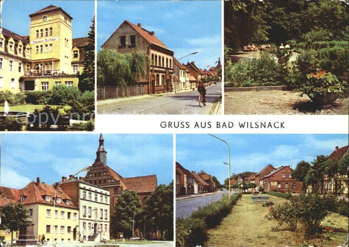 Bad Wilsnack Puschkin Kurhaus Wittenberger Strasse Kurpark Karl Marx Platz Ernst