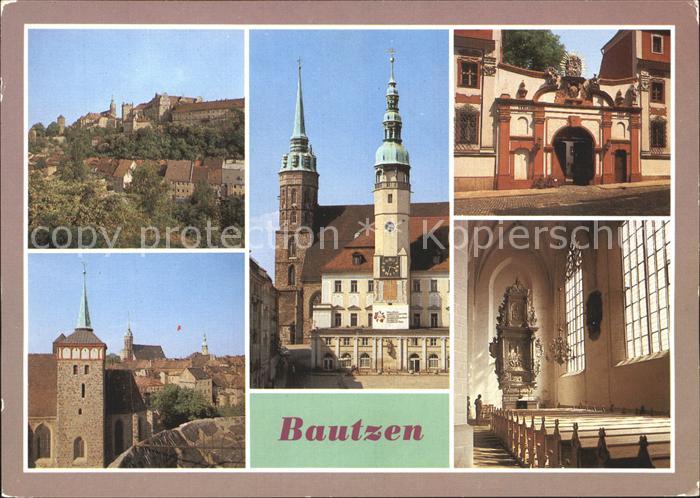 Bautzen Sachsen Protschenberg Altstadt Rathaus Petridom Dom Alte Wasserkunst Mic
