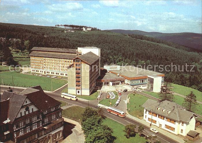 Oberhof Thueringen FDGB Erholungsheim Fritz Weineck Fliegeraufnahme