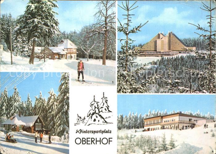 Oberhof Thueringen Obere Schweizerhuette Interhotel Panorama Schuderbachswiese S