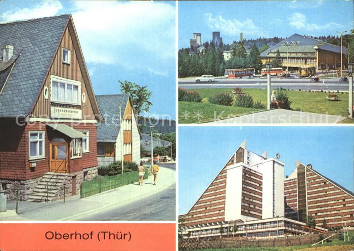 Oberhof Thueringen Jugendherberge Platz des Friedens Interhotel Panorama