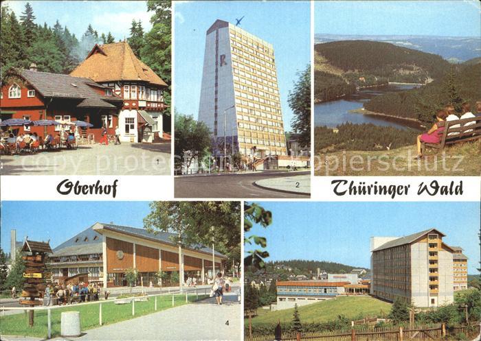 Oberhof Thueringen FDGB Erholungsheim Luetschetalsperre Grossgaststaette Oberer